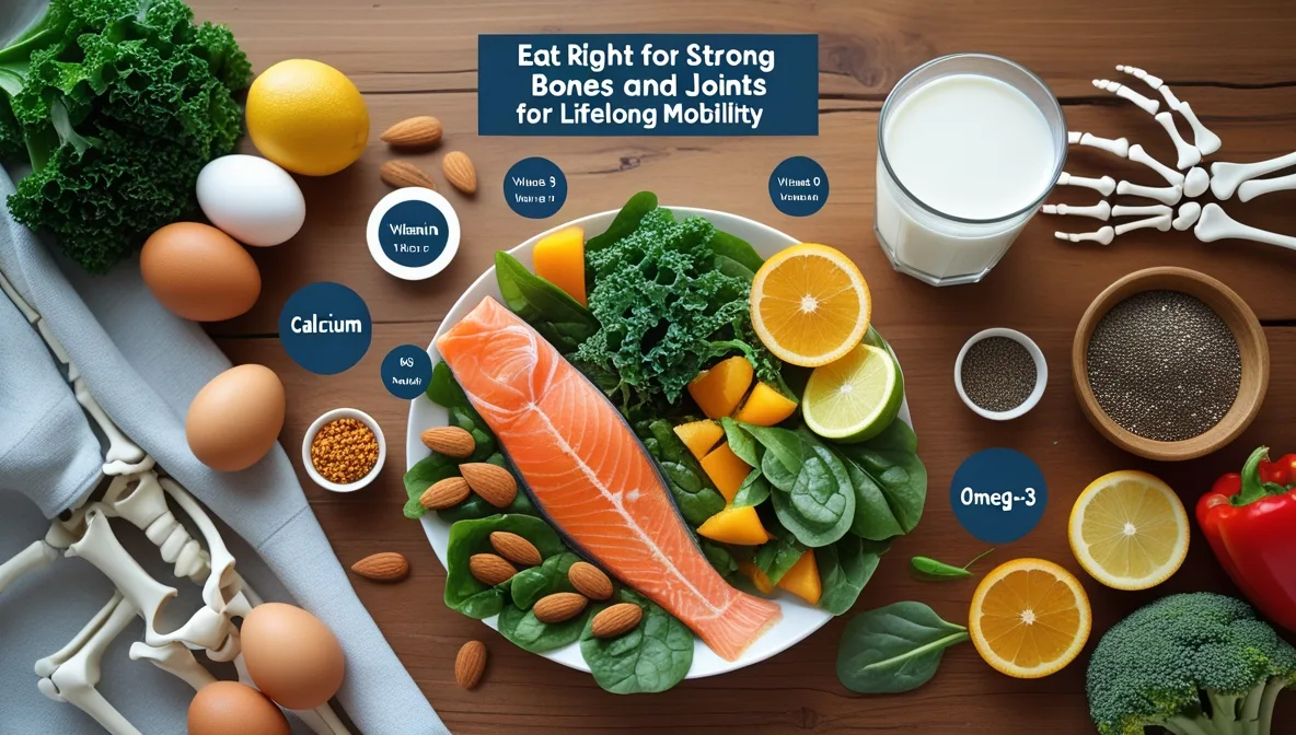Eat Right for Strong Bones and Joints: Key Nutrients for Lifelong Mobility